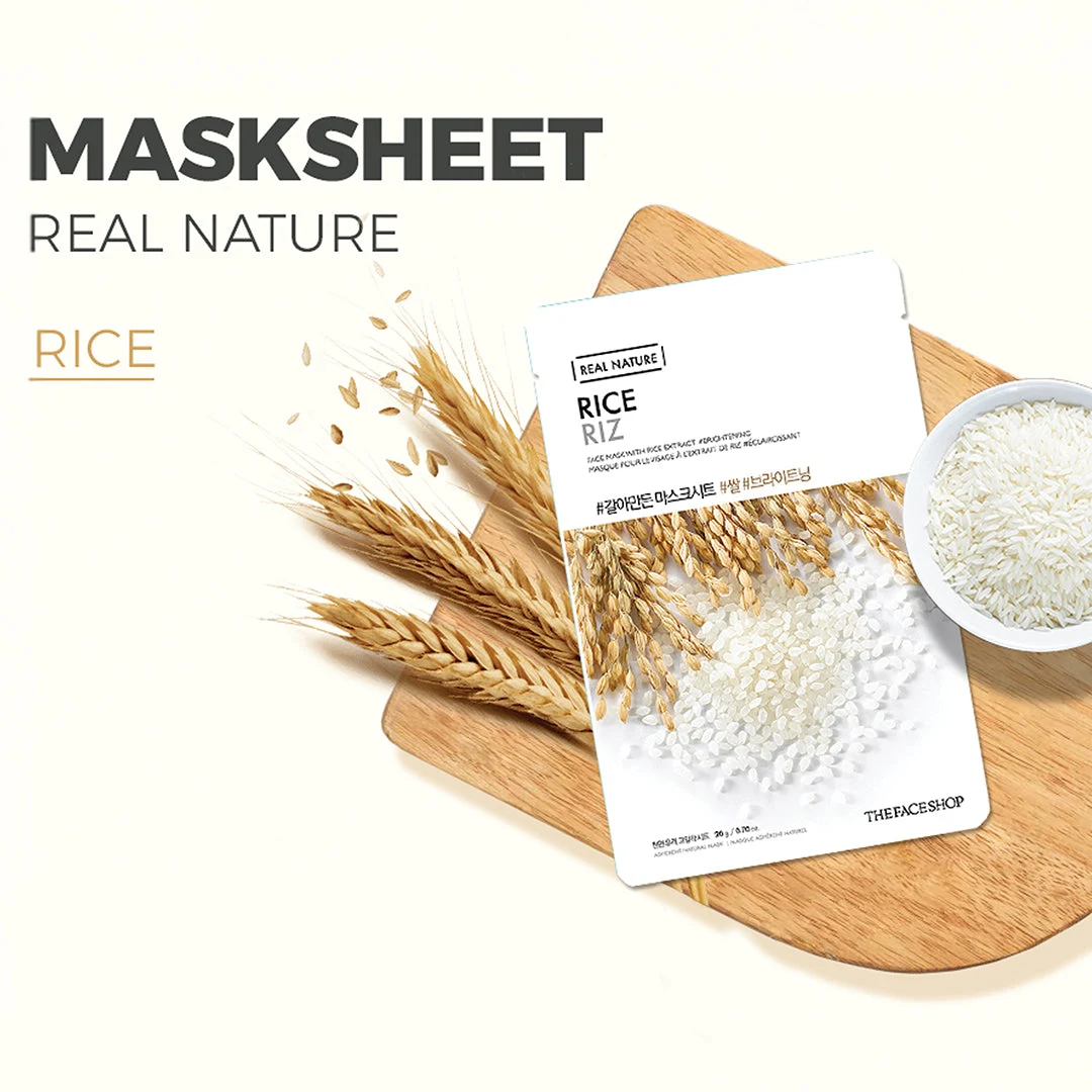 The Face Shop Real Nature Rice Face Mask 20g