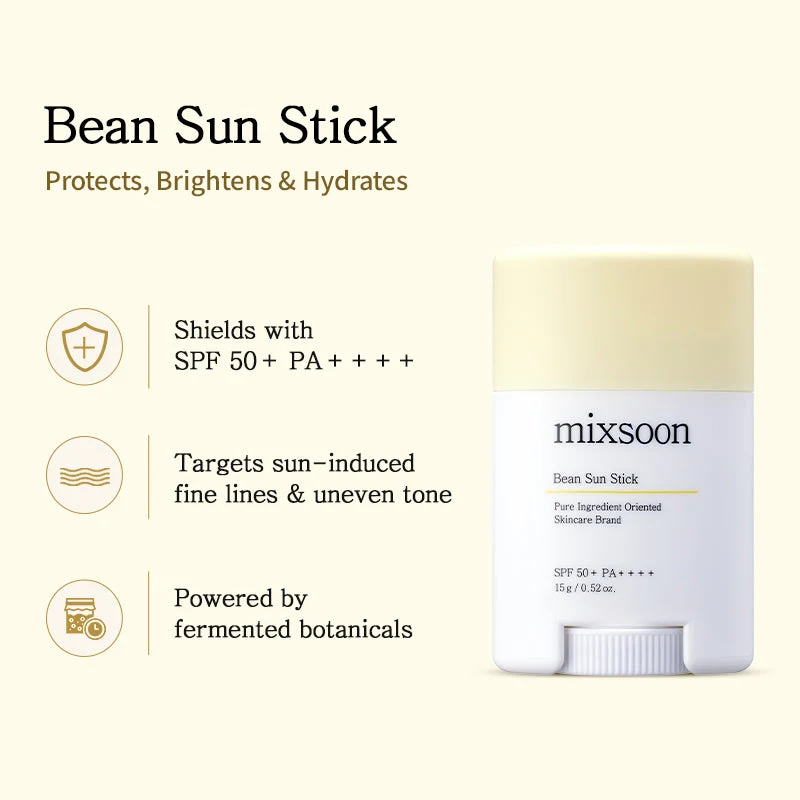 mixsoon Bean Sun stick SPF 50+ PA++++ - 15g