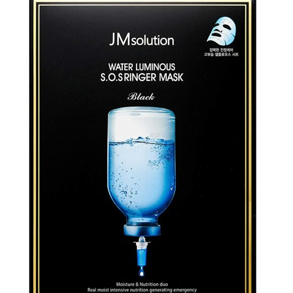 Luminous water. JM solution увлажняющая питательная маска Water Luminous s.o.s Ringer Mask. JM solution двухфазная увлажняющая питательная маска для лица Water Luminous s.o.s Ringer Amino Mask.